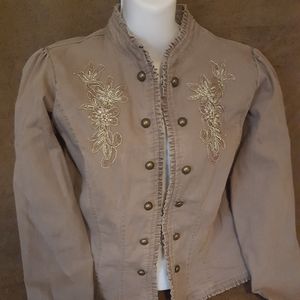 M & Co. Denim Jacket size 16 p